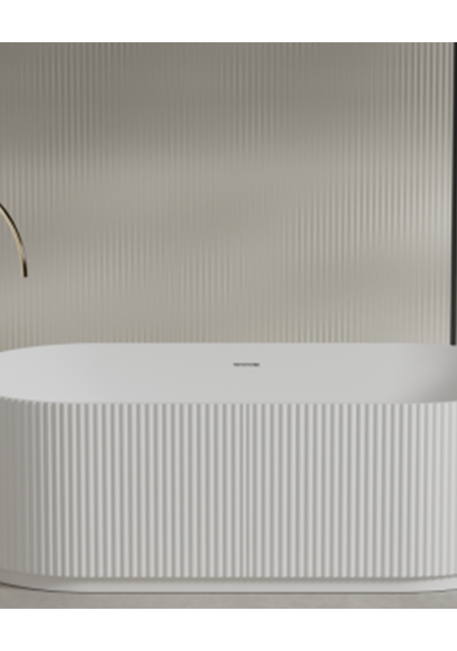 Banheira Lines Aut&oacute;noma, Cememt Grey Matte - KCER-B114